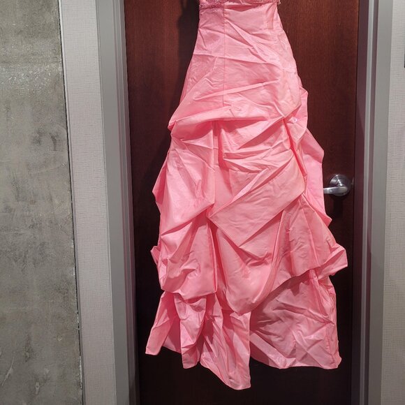 Serena 3150 Pink Prom Dress Size 2 - Picture 2 of 8